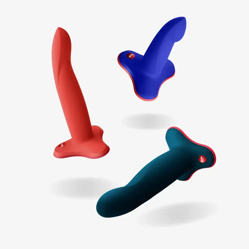 Limba Flex S Dildo - kırmızı, mavi ve yeşil renk seçenekleriyle esnek silikon dildo