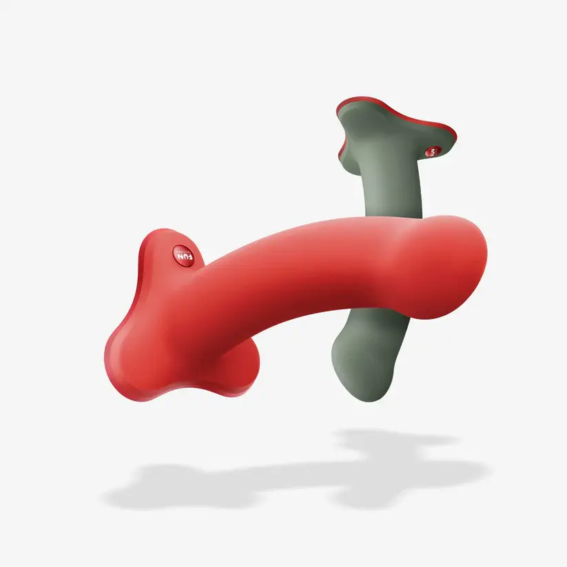 Magnum Dildo kırmızı ve yeşil silikon yetişkin oyuncağı, iki renk seçeneği ile gösterim