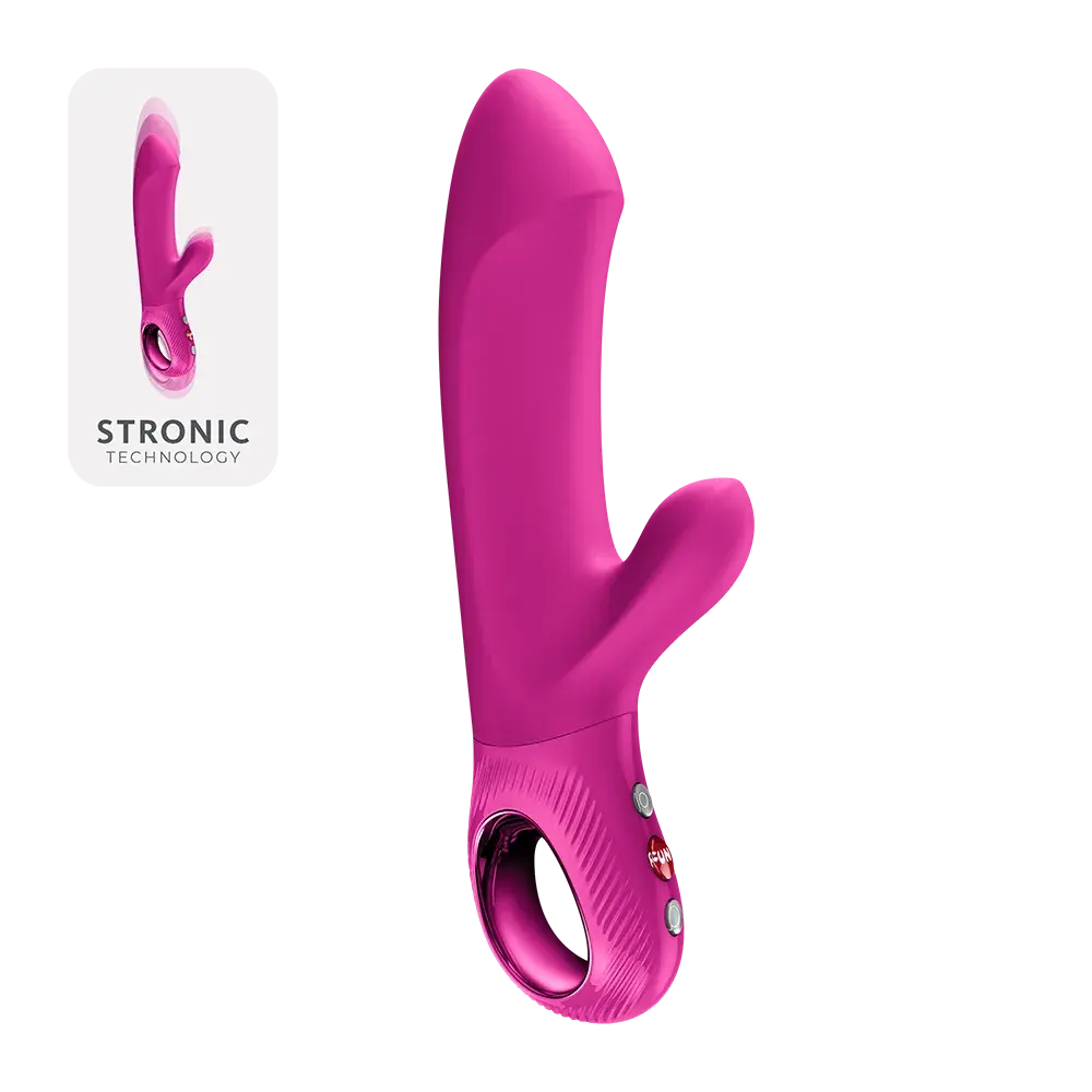 Bi Stronic Embrace itme ve titreşimli vibratör, pembe silikon, Stronic teknolojili çift motorlu tasarım