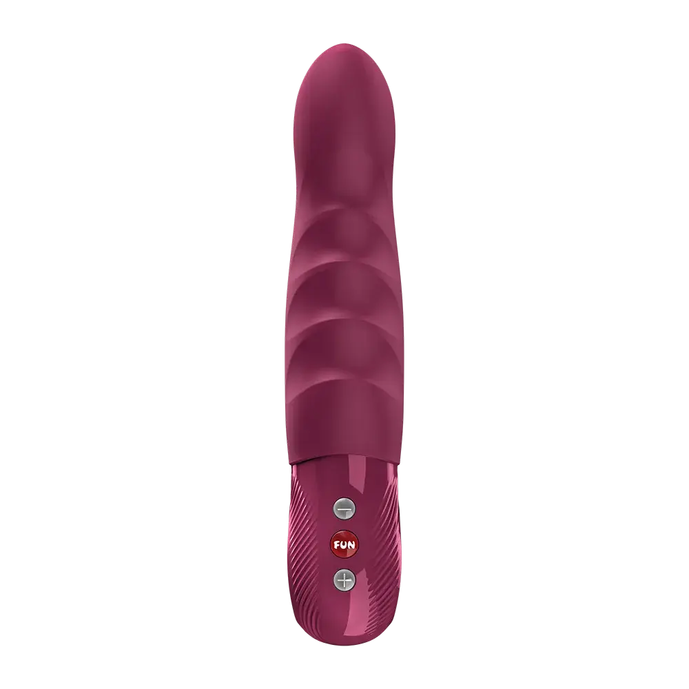 Stronic Deep itme ve titreşim özellikli vibratör, bordo silikon, Fun Factory marka yetişkin ürünü