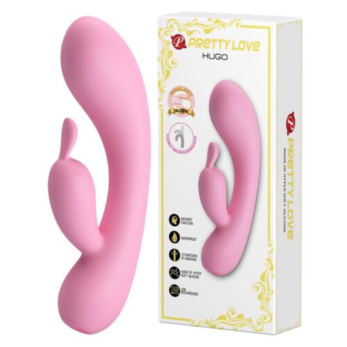 12-fonksiyonlu-usb-sarjli-cift-uyarimli-tavsan-vibrator-hugo-pembe-01 12 Fonksiyonlu USB Şarjlı Çift Uyarımlı Tavşan Vibratör - Hugo (Pembe)
