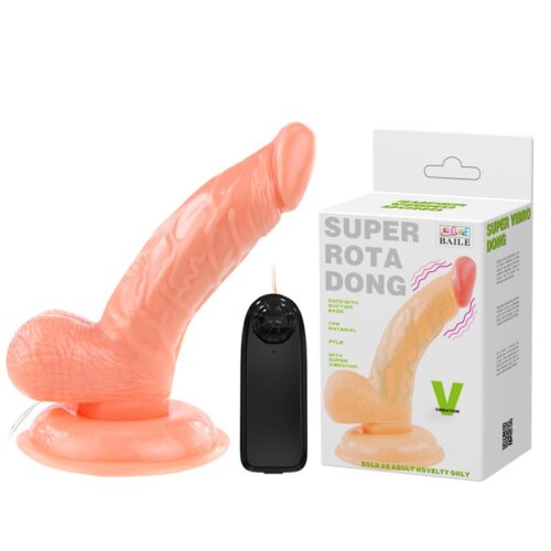 14,5 cm Gerçekçi Titreşimli Dildo Penis – Vibro Curvo