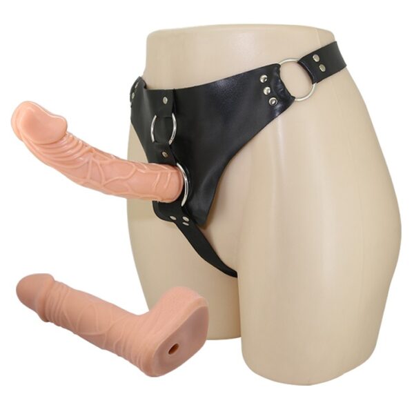 19-8-cm-15-cm-belden-baglamali-cift-dildolu-strap-on-03 - sexshopred | SexshopRed