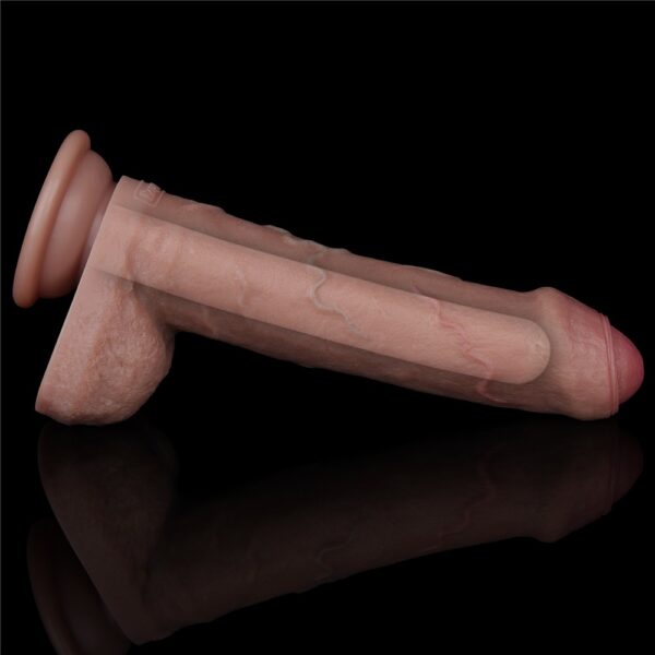 20-5-cm-realistik-cift-katmanli-yeni-nesil-vantuzlu-belden-baglamali-melez-dildo-penis-14 - sexshopred | SexshopRed
