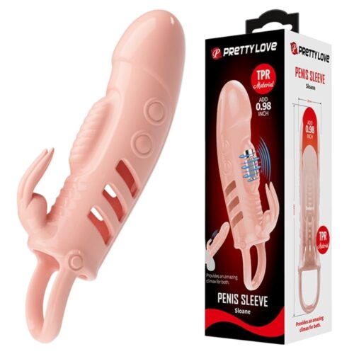 25-cm-dolgu-uzatmali-titresimli-penis-12c6d5 2,5 cm Dolgu Uzatmalı Titreşimli Penis Kılıfı Prezervatif Vibratör