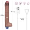 26-5-cm-usb-sarjli-gercekci-10-titresim-modlu-sessiz-melez-dildo-02 - sexshopred | SexshopRed