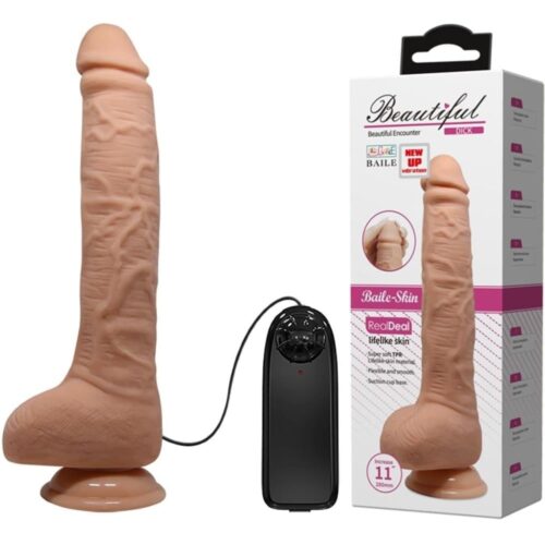 28-cm-titresimli-gercekci-kalin-dildo-4201-85 - sexshopred | SexshopRed