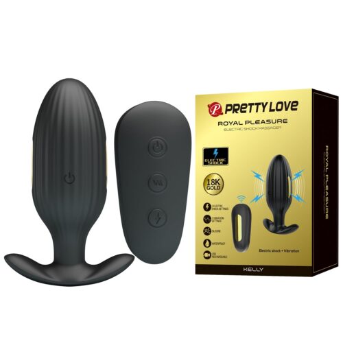 92-cm-kumandali-titresimli-ve-elektrik-soklu-anal-plug-01 Altın Serisi – 7 Titreşim Modlu, 3 Elektrik Şok Fonksiyonlu, Uzaktan Kumandalı USB Şarjlı Anal Plug – Kelly