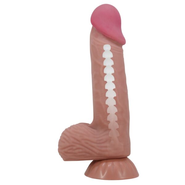 Belden-baglamali-206-cm-kikirdak-yapili-cift-katmanli-gercekci-dildo-penis-02 - sexshopred | SexshopRed