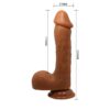 Belden-baglamali-235-cm-realistik-vantuzlu-melez-dildo-penis-12 - sexshopred | SexshopRed