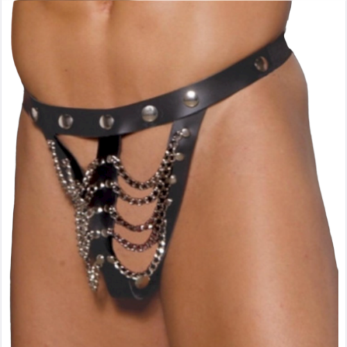 Fantezi-deri-zincirli-erkek-i̇c-camasiri - sexshopred | SexshopRed