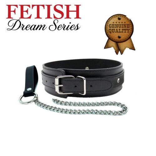 Fetis-deri-zincirli-boyun-tasmasi-siyah-f01 - sexshopred | SexshopRed