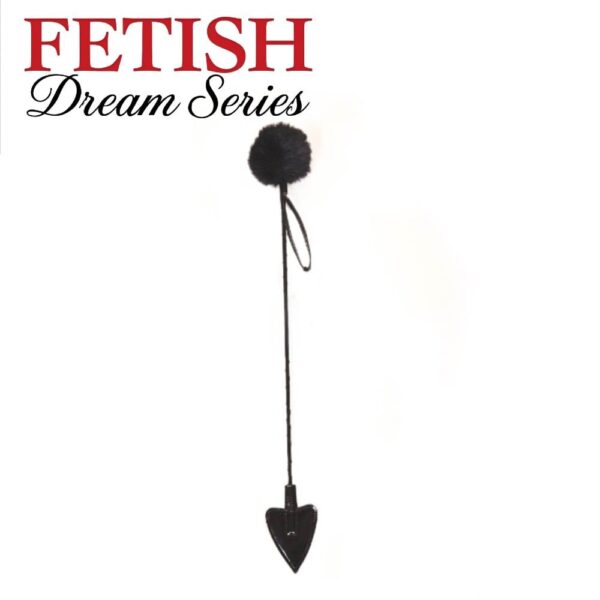 Fetis-kalp-uclu-ponpon-deri-disiplin-kamcisi-siyah-f02 - sexshopred | SexshopRed