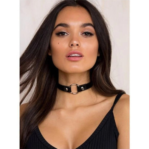 Tegan Deri Bayan Halkalı Boyunluk TG275392