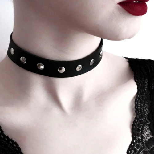 Tegan Deri Metalli Bayan Boyunluk TG275391