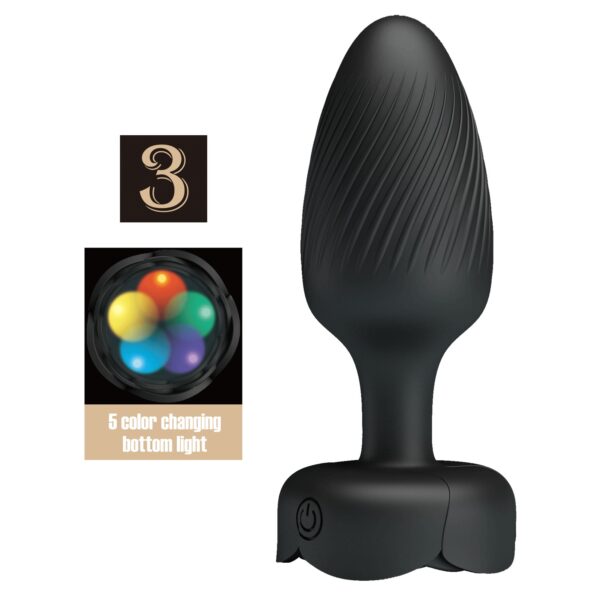 Usb-sarjli-10-fonksiyonlu-titresimli-5-renk-led-isikli-silikon-anal-plug-osborn-02 - sexshopred | SexshopRed