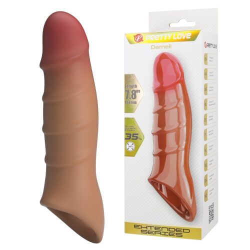 Extended 3 cm Uzatmalı Gerçekçi Penis Kılıfı – Darnell