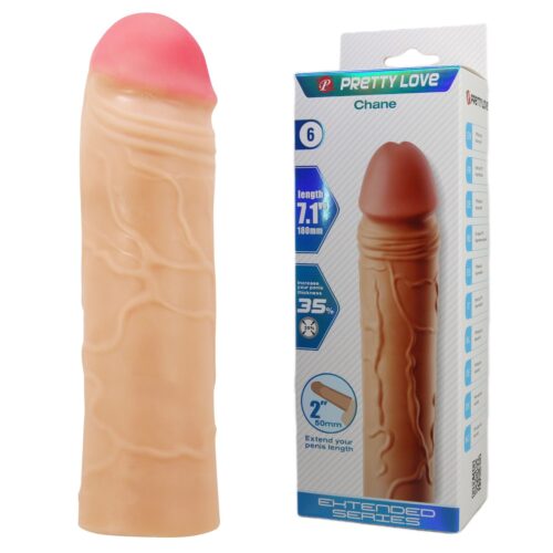 Extended 5 cm Uzatmalı Gerçekçi Penis Kılıfı – Chane