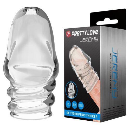 Kalınlaştırıcı Şeffaf Penis Kılıfı - Jeremy