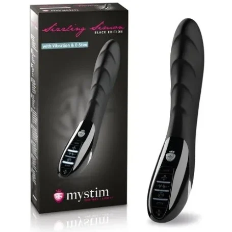 Mystim Sizzling Simon Titreşimli ve Elektrikli Şoklu Vibratör 27cm